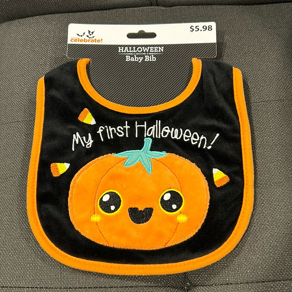 NWT My First Halloween 🎃 baby bib
